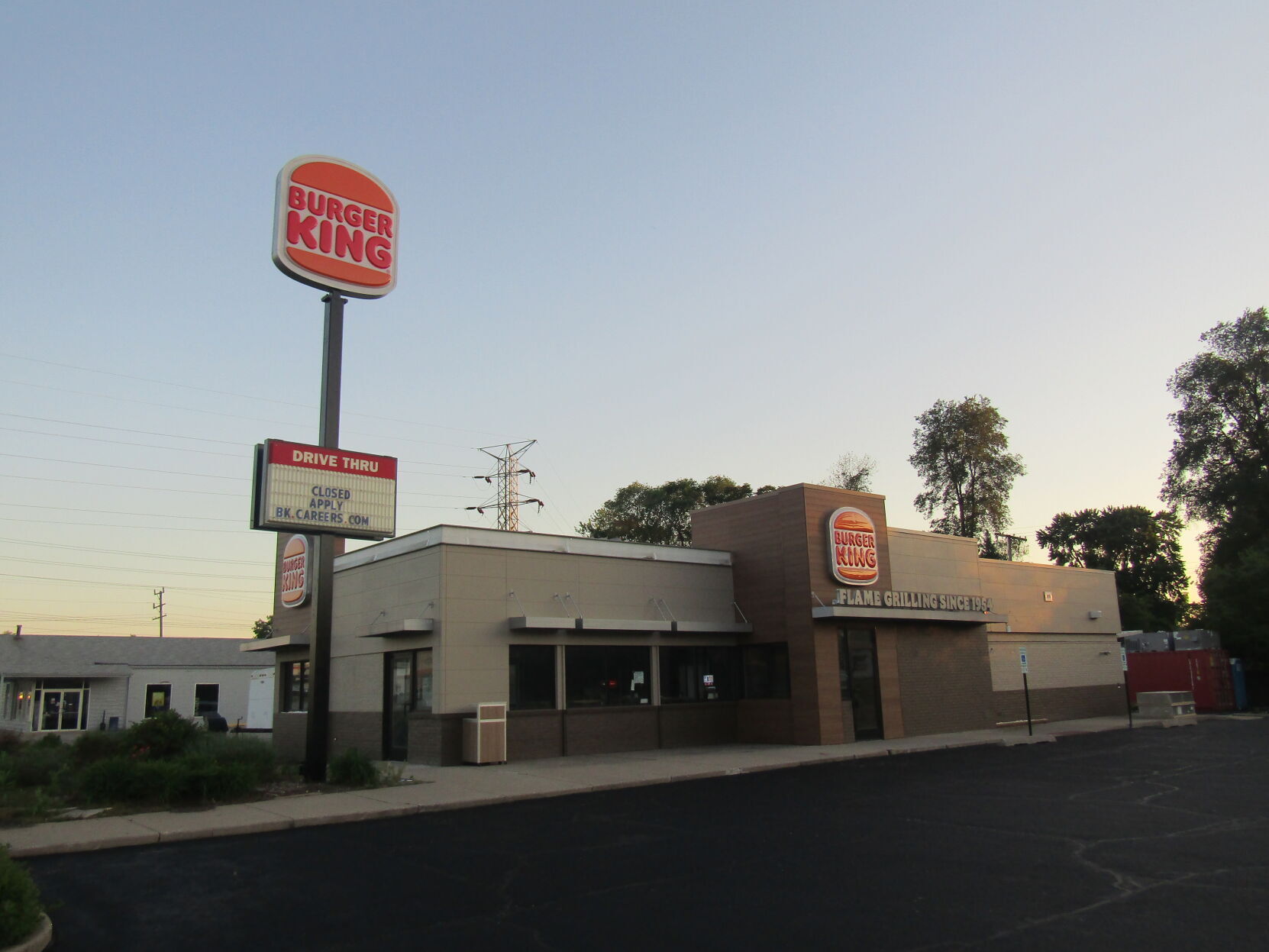 Closed since fire in Oct. 2020